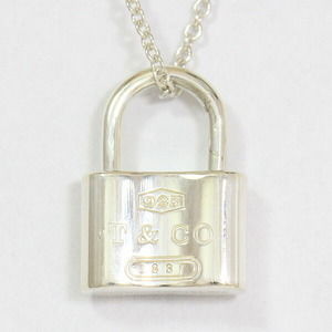 Tiffany Lock Necklace Cadena Silver